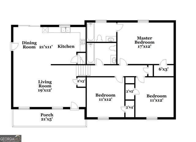 $1,870 | 1255 Bishop's Lane, Lawrenceville, GA 30045