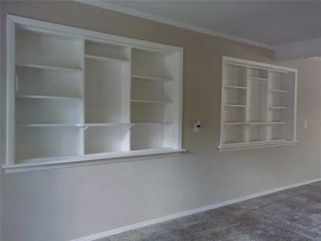 a view of empty room