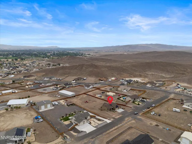 a view of city and mountain