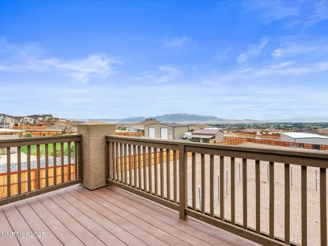 a view of city from a roof deck