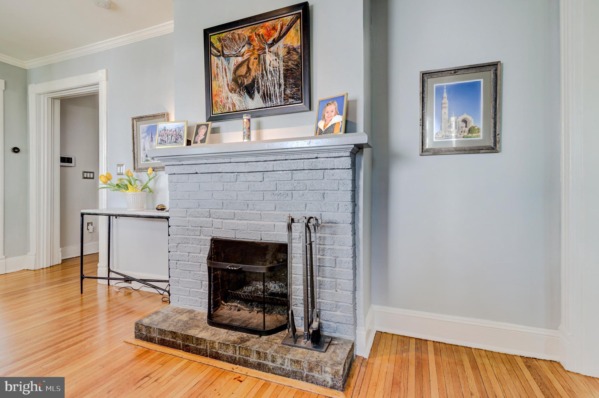 1620 Hamlin Street Northeast Washington, DC 20018 - Photo 9 of 40 Fully working fireplace in great condition.