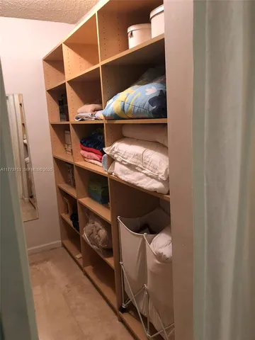 a room with storage and utility