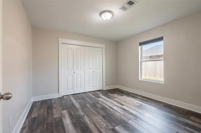 a view of backyard with green space