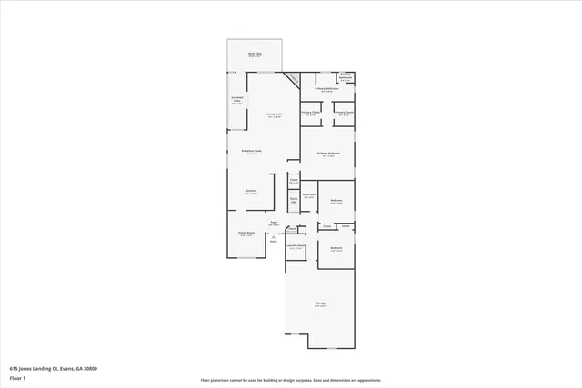 $459,900 | 615 Jones Landing Court, Evans, GA 30809
