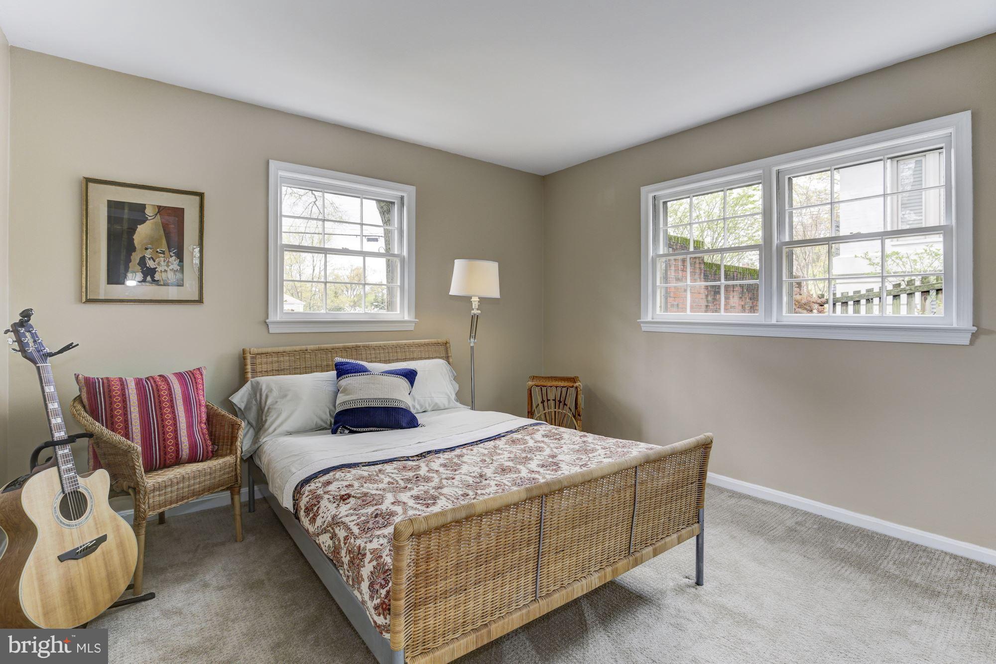 4801 Little Falls Road Arlington, VA 22207 - Photo 19 of 28 a bedroom with a bed and a window