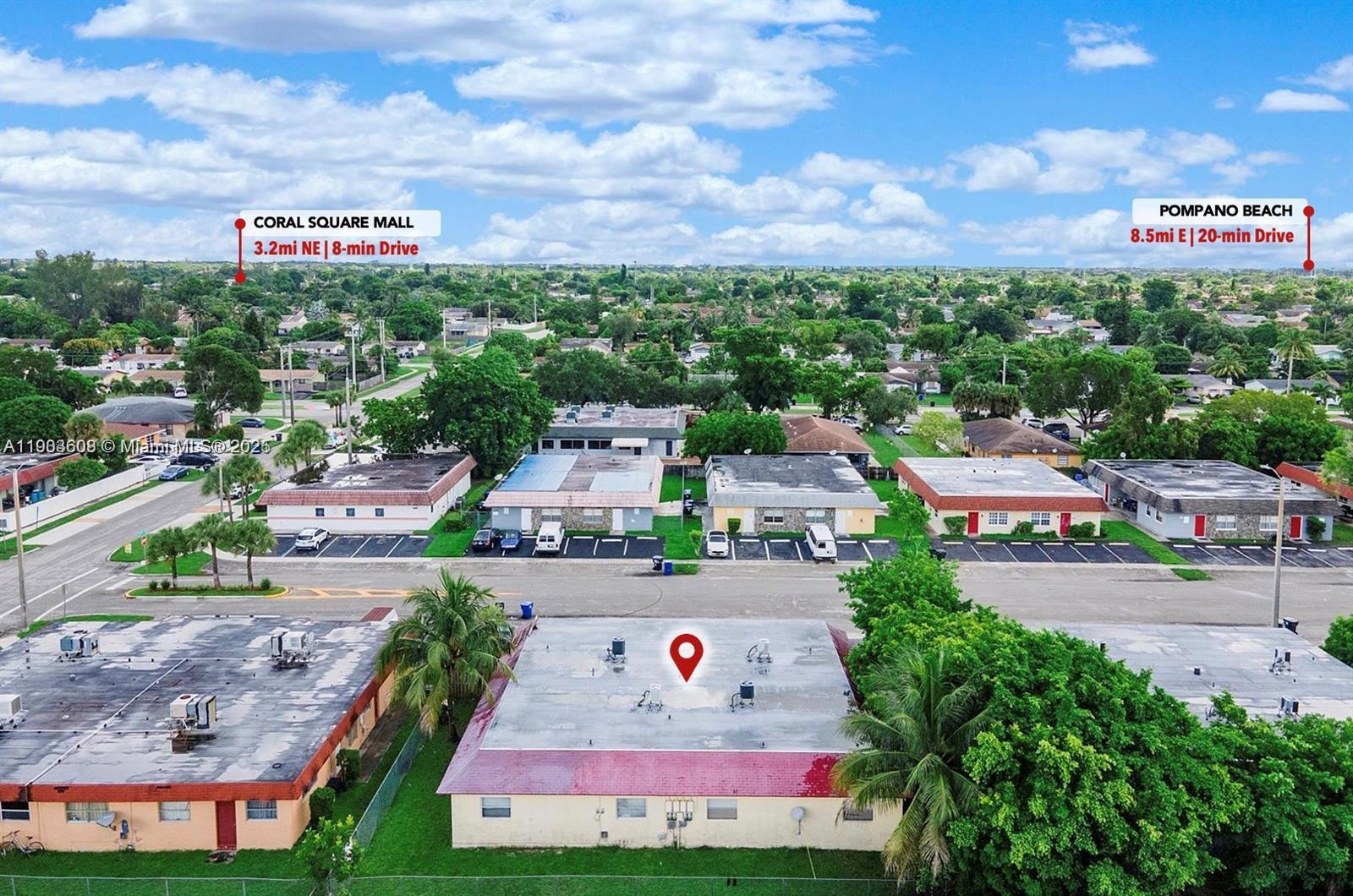 7740 Southwest 10th Street, Unit 1 North Lauderdale, FL 33068 - Photo 19 of 24 a view of a city