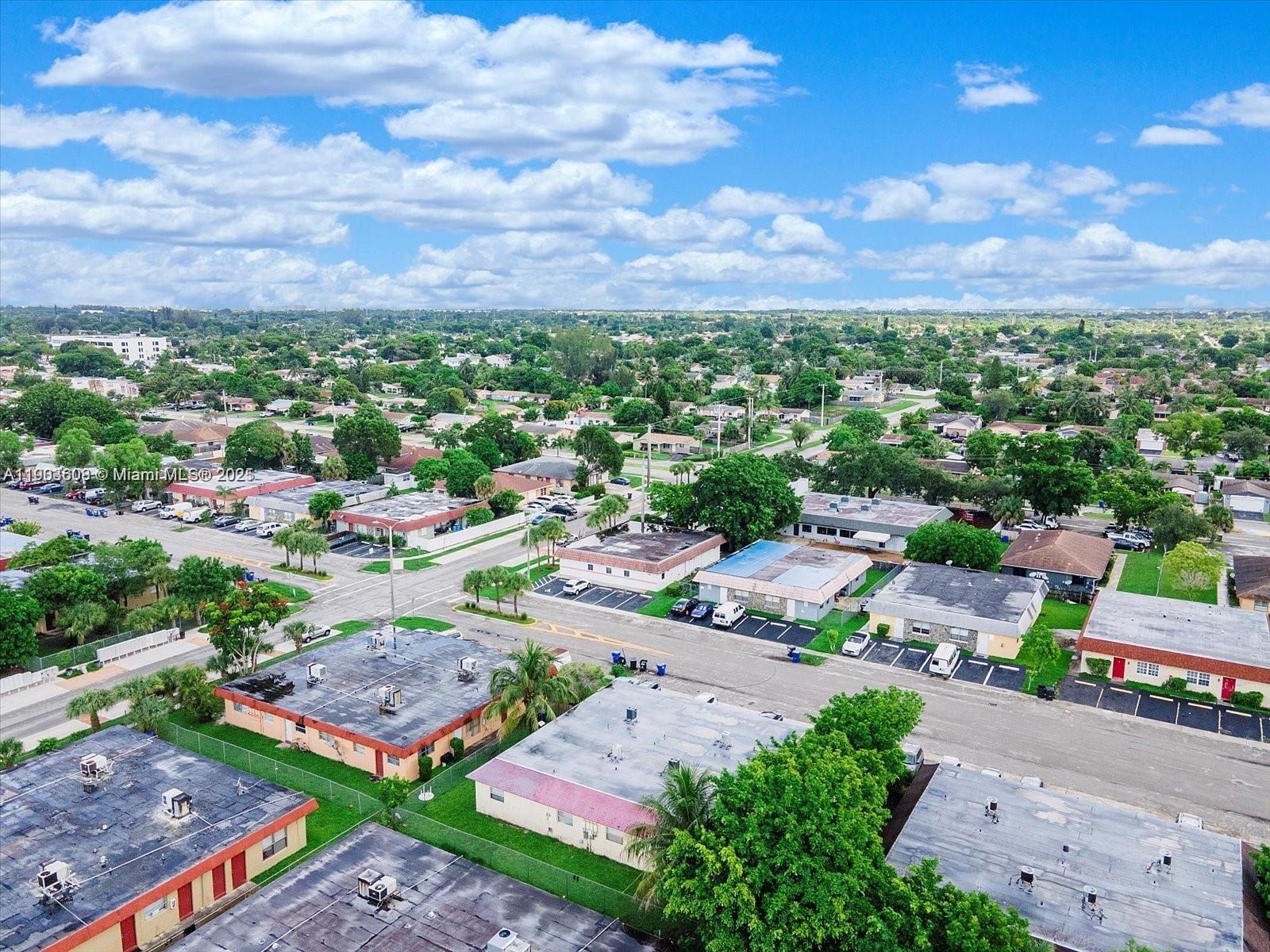 7740 Southwest 10th Street, Unit 1 North Lauderdale, FL 33068 - Photo 23 of 24 an aerial view of a houses with a street