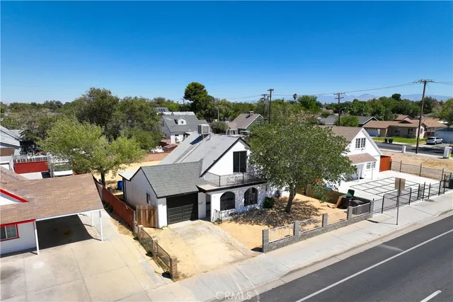 a view of a house with a terrace view