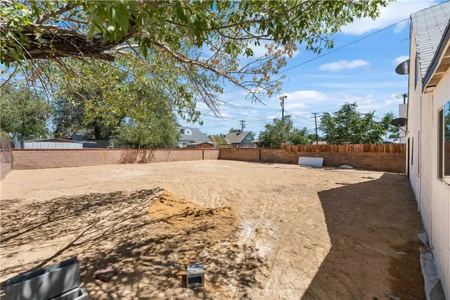 a view of empty space with trees
