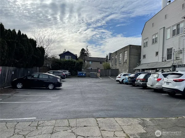 a car parked on the side of a street