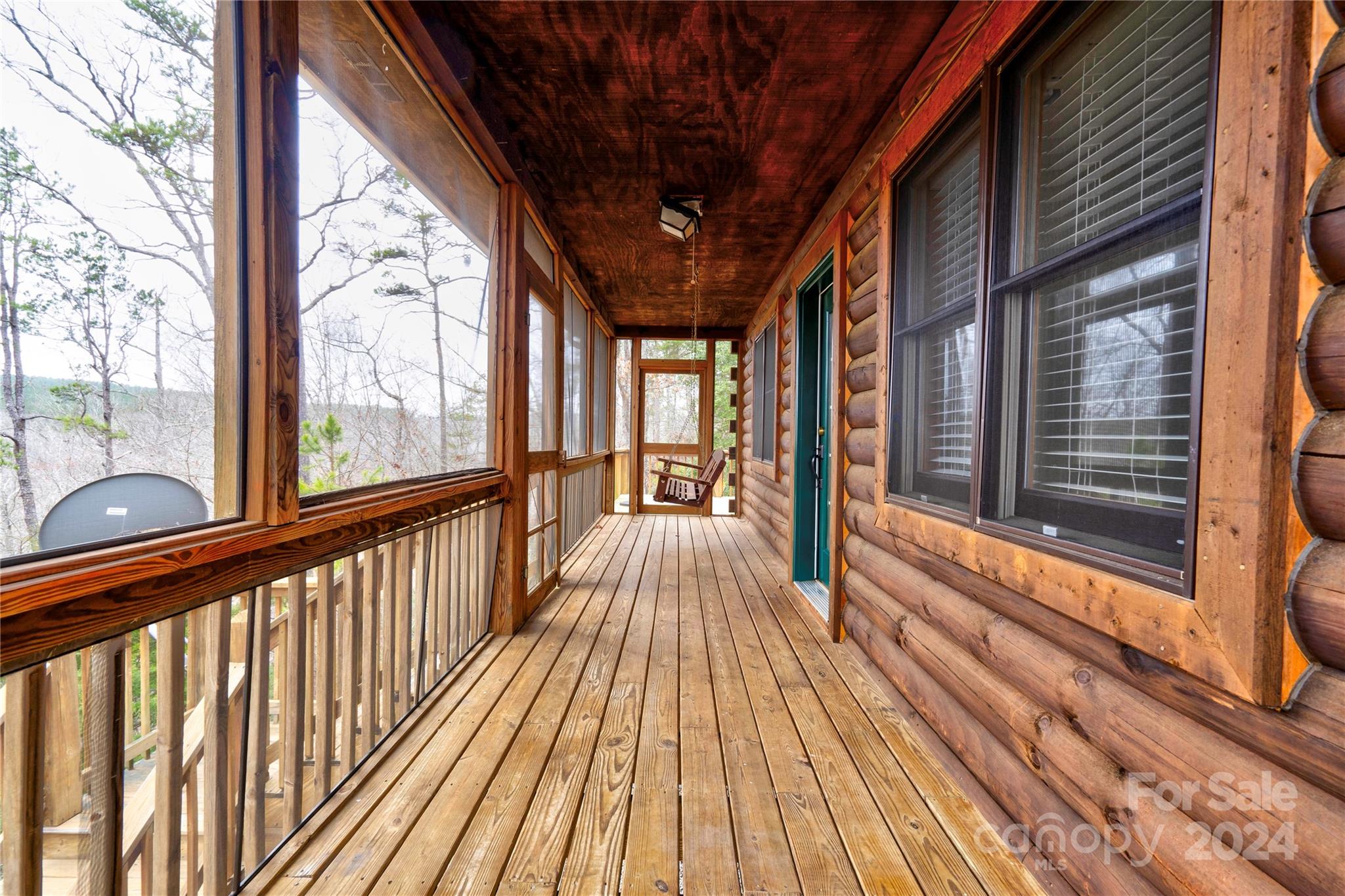 273 Sasafras Ridge Rutherfordton, NC 28139 - Photo 11 of 41 a view of balcony with wooden floor