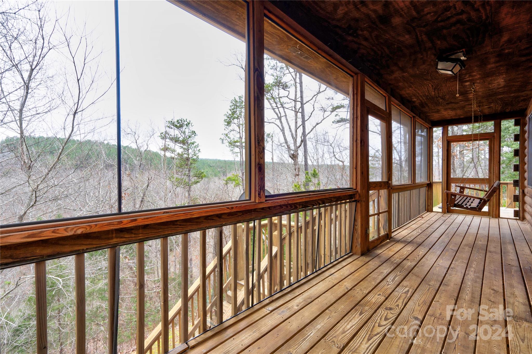 273 Sasafras Ridge Rutherfordton, NC 28139 - Photo 12 of 41 a view of balcony with wooden floor