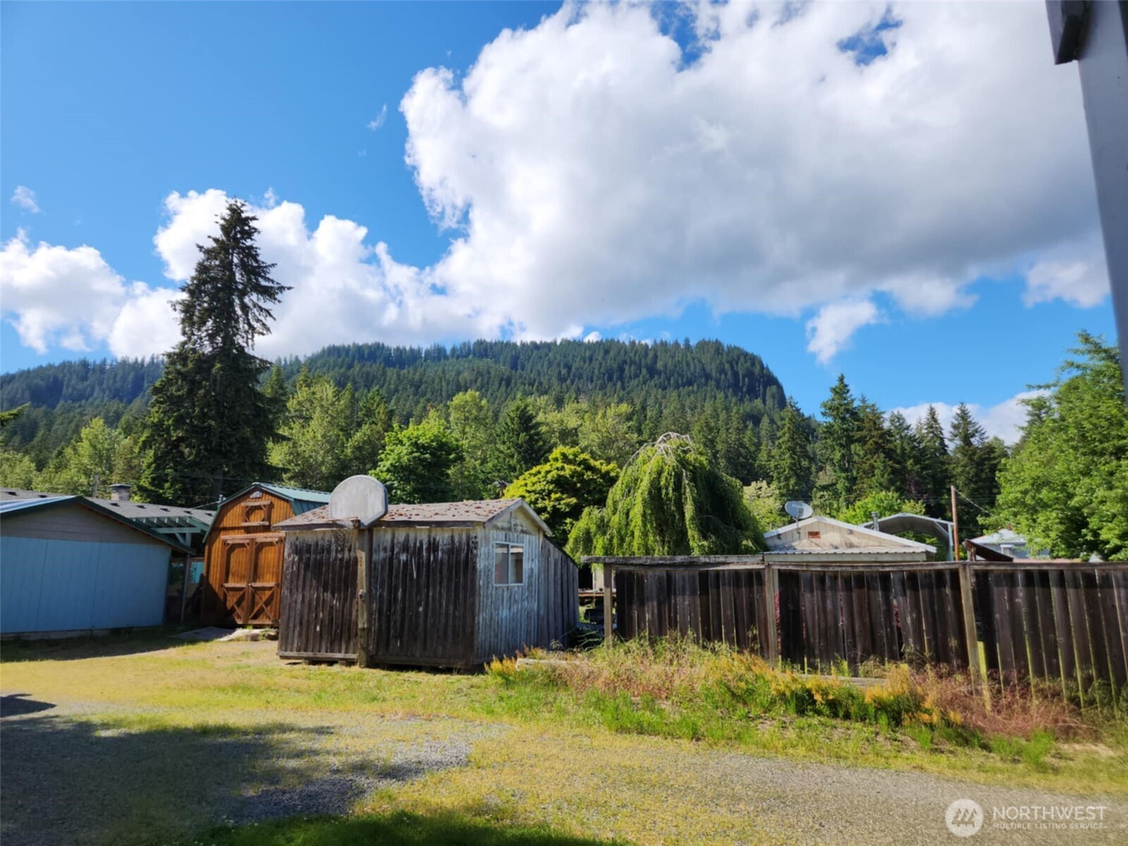 160 Gharet Road Randle, WA 98377 - Photo 26 of 26 a view of a house with swimming pool and a yard
