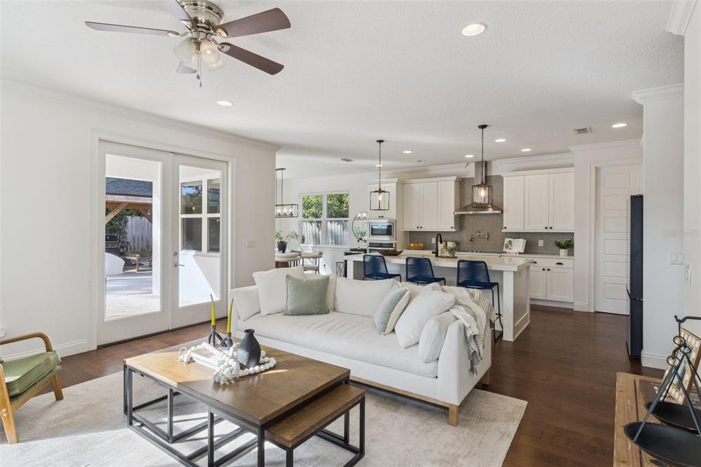 5018 Monet Avenue Belle Isle, FL 32812 - Photo 11 of 56 a living room with furniture and kitchen view