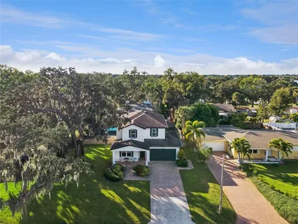 a view of city and mountain