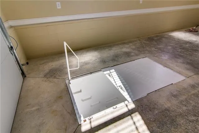 a view of front door of house