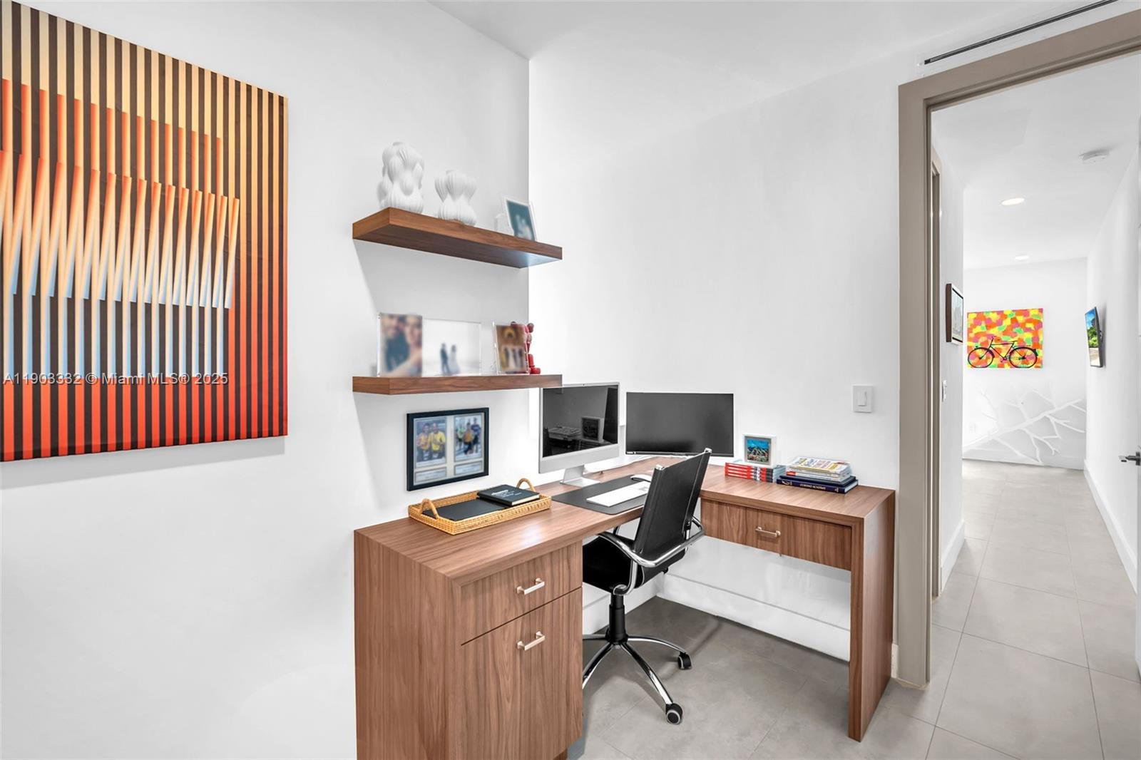 3167 Southwest 25th Street, Unit 1 Miami, FL 33133 - Photo 21 of 42 a workspace with furniture and window