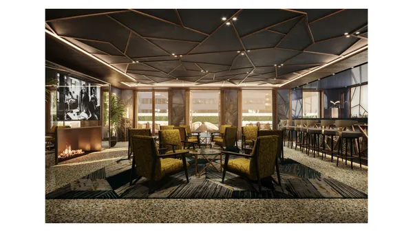 a view of a room with racks