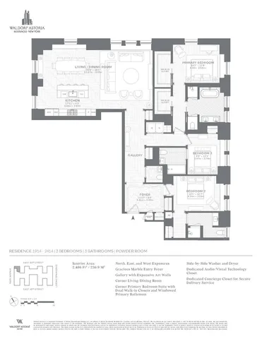 $12,100,000 | 303 Park Avenue, Unit 1914 | Midtown East