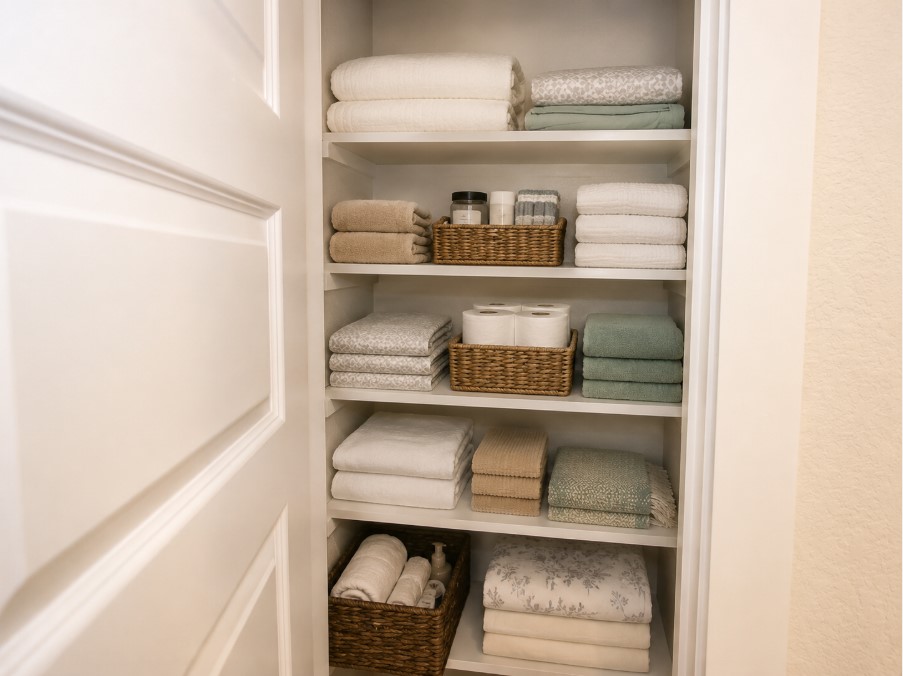 100 Century Plant Road Leander, TX 78641 - Photo 20 of 36 Multiple storage closets offer smart storage for linens and essentials, ensuring an organized space.