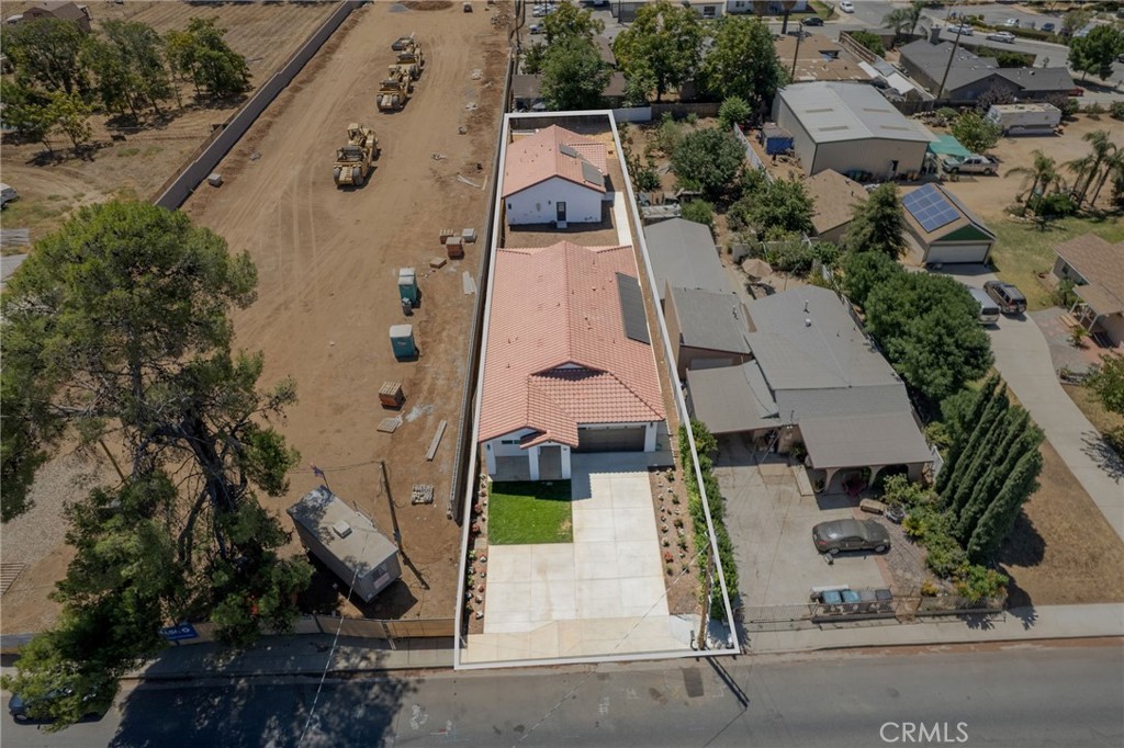 1341 East 8th Street Beaumont, CA 92223 - Photo 4 of 38 an aerial view of a house with a yard