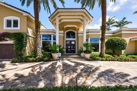 a view of a backyard with a patio