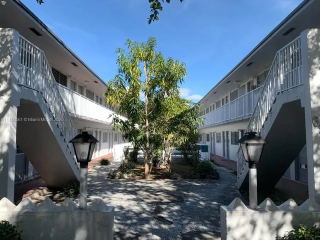 a view of a house with a balcony