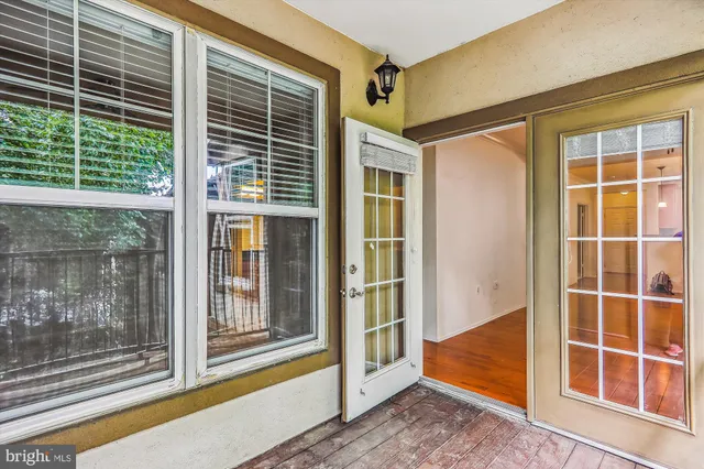 a view of front door