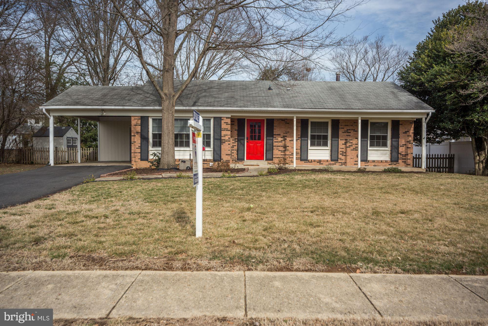 5502 Ashfield Road Alexandria, VA 22315 - Photo 1 of 27 Front of Home & Carport
