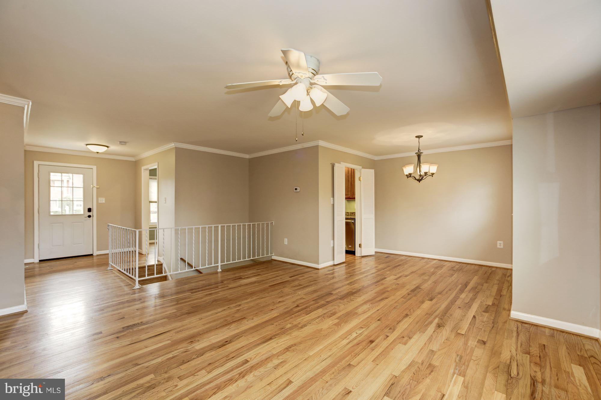 5502 Ashfield Road Alexandria, VA 22315 - Photo 11 of 27 Living Room & Dining Room
