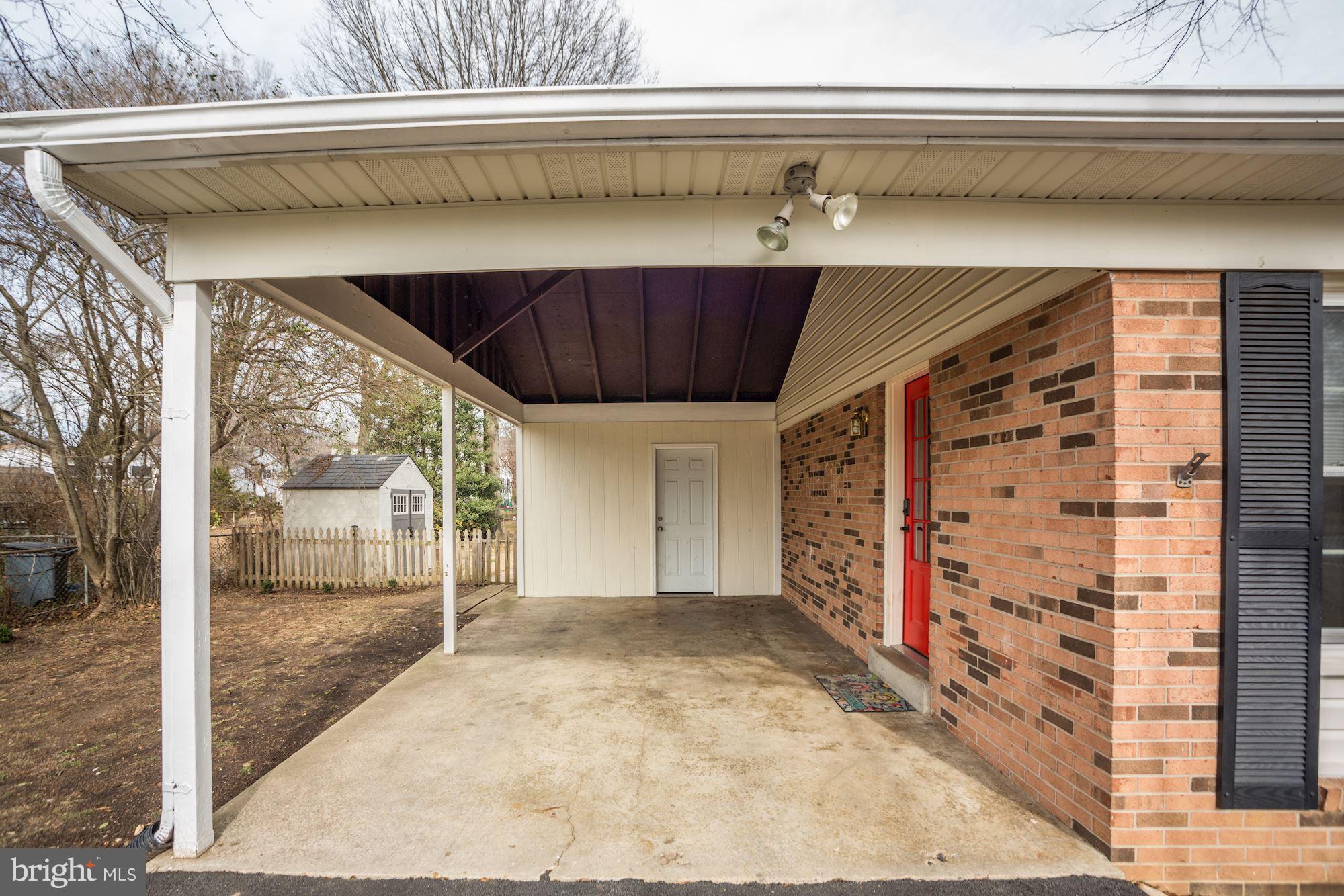 5502 Ashfield Road Alexandria, VA 22315 - Photo 27 of 27 Carport with Workshop