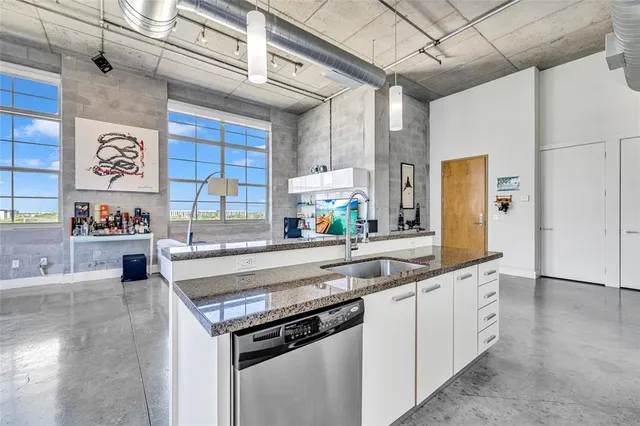 a view of city from balcony