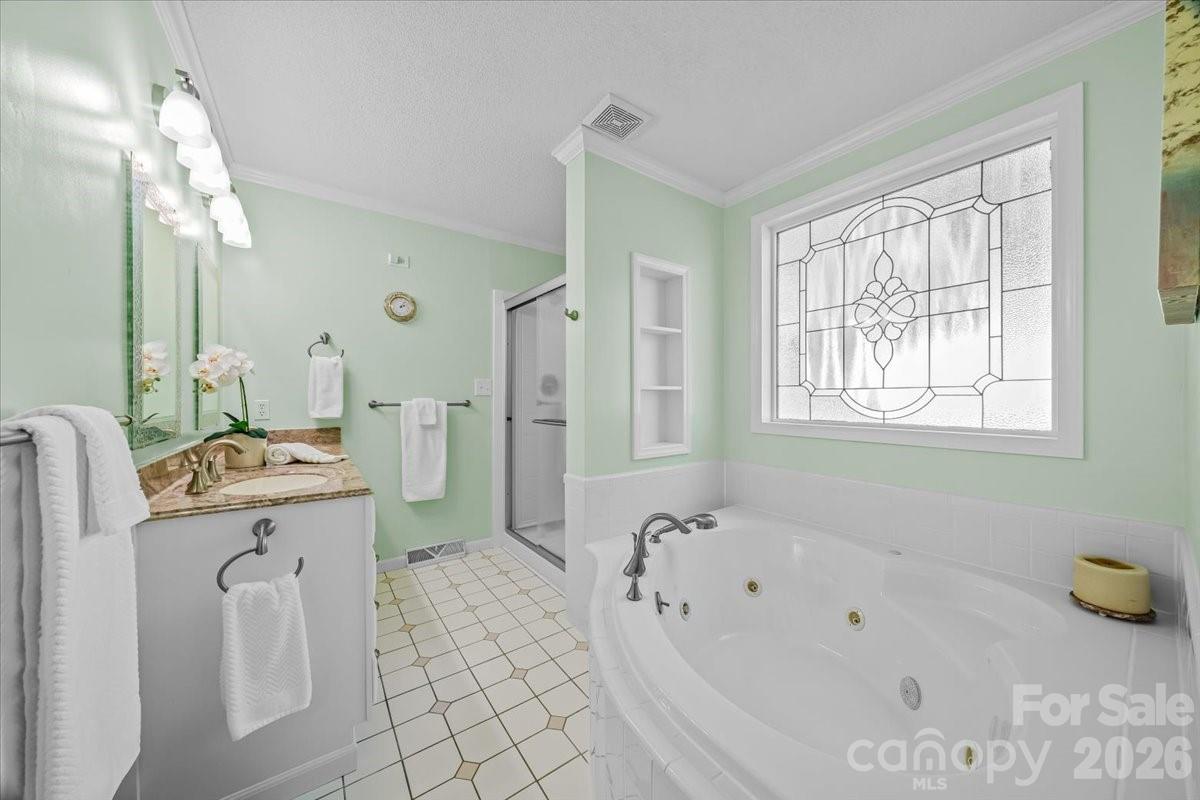 16601 Jefferson Place Fort Mill, SC 29708 - Photo 30 of 45 a bathroom with a tub sink and mirror