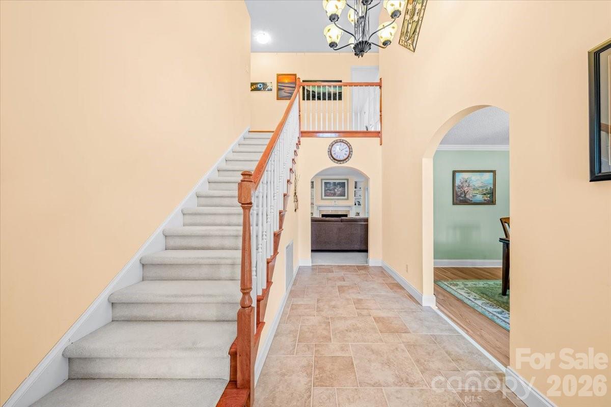 16601 Jefferson Place Fort Mill, SC 29708 - Photo 8 of 45 a view of a hallway view with staircase