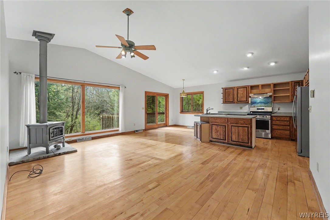 13389 West Schutt Road Sardinia, NY 14030 - Photo 15 of 34 13389 Schutt - Livingroom - Kitchen - 2