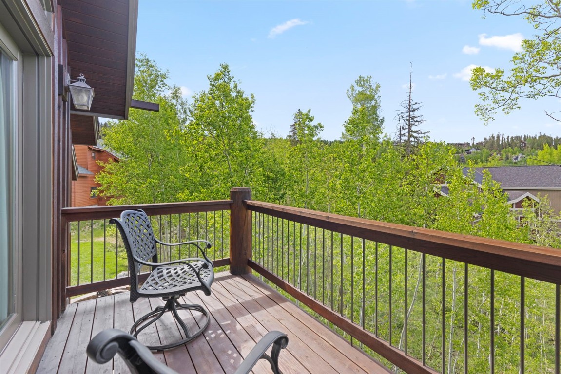 736 Wild Rose Road Silverthorne, CO 80498 - Photo 31 of 49 a view of a two chairs in the balcony