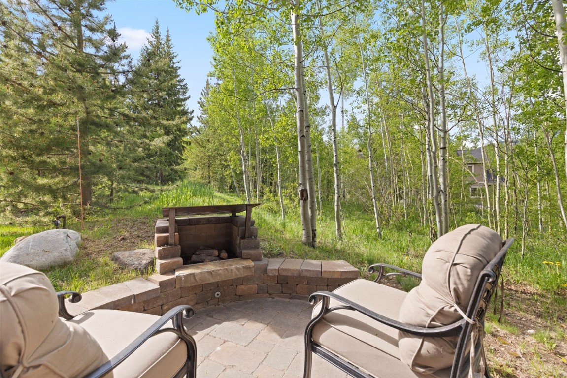 736 Wild Rose Road Silverthorne, CO 80498 - Photo 44 of 49 a view of a patio in the backyard