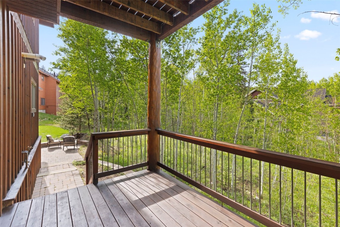 736 Wild Rose Road Silverthorne, CO 80498 - Photo 45 of 49 a view of balcony with wooden floor