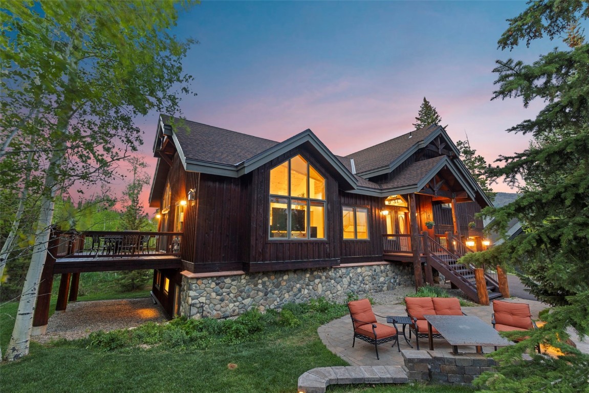 736 Wild Rose Road Silverthorne, CO 80498 - Photo 5 of 49 a front view of a house with garden
