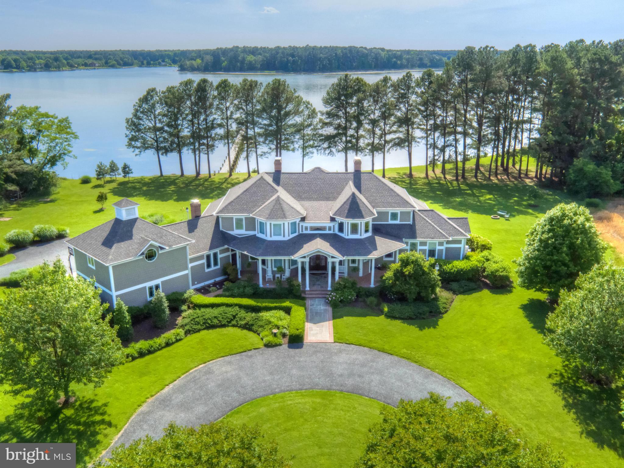 8092 Church Neck Road St. Michaels, MD 21663 - Photo 2 of 27 an aerial view of a house