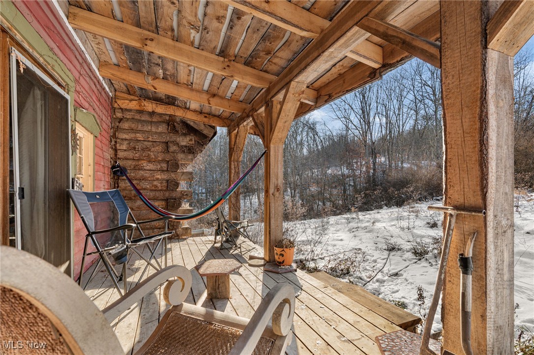 15216 Grove Road Southwest Port Washington, OH 43837 - Photo 21 of 50 Rear deck overlooking fenced pasture