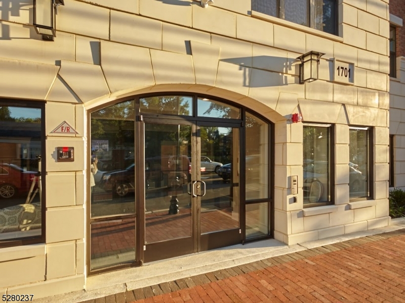 a view of entrance door of the building