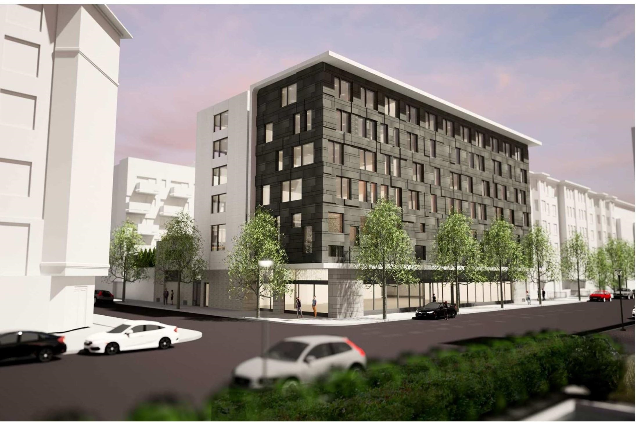 921 Madison Street, Unit 604 Hoboken, NJ 07030 - Photo 22 of 22 a front view of a building with street view