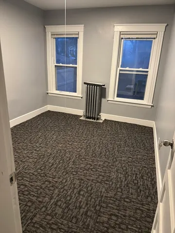 a bathroom with a window