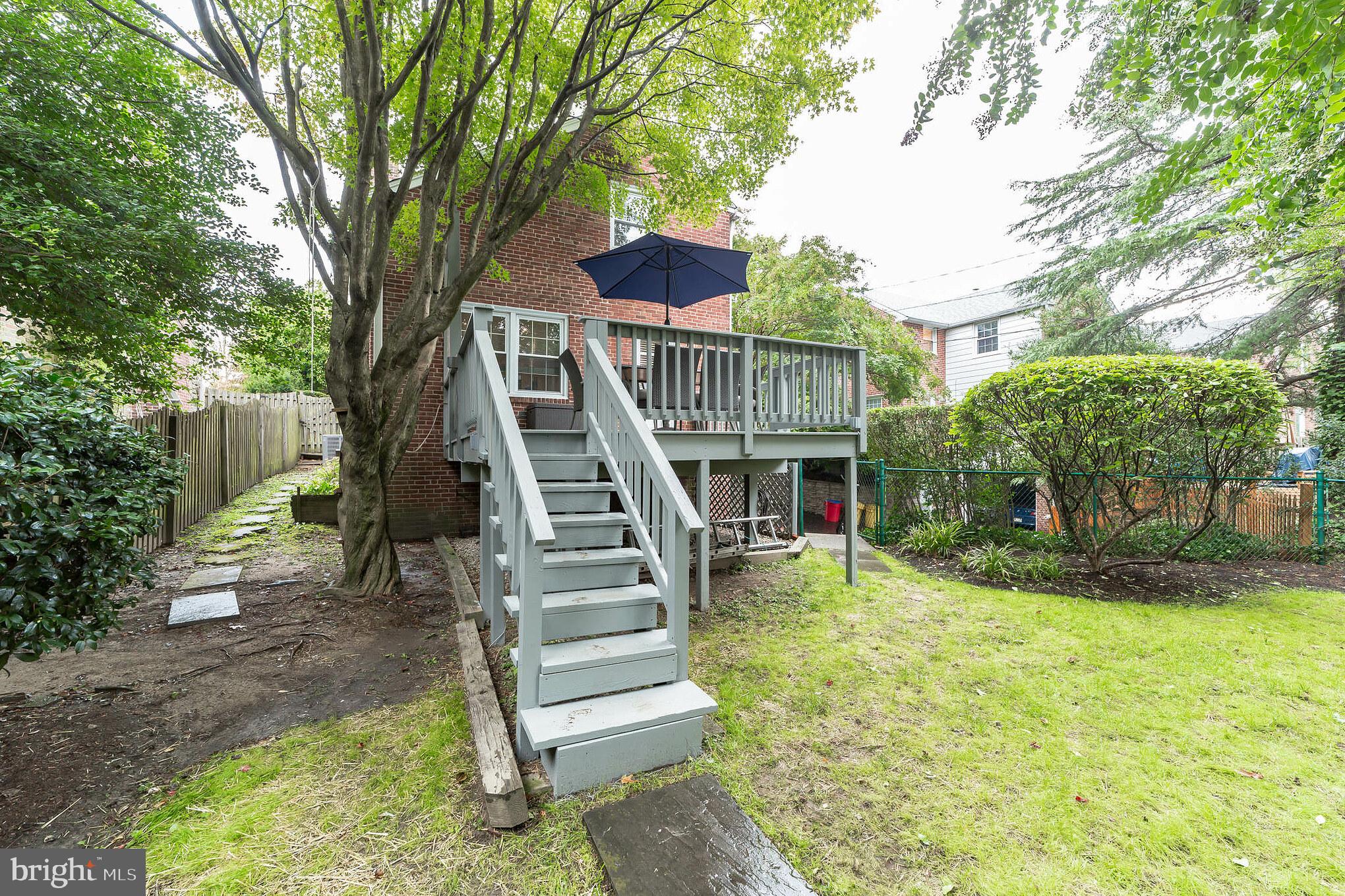 1512 Crest Road Wynnewood, PA 19096 - Photo 30 of 34 Deck Stairs to Yard