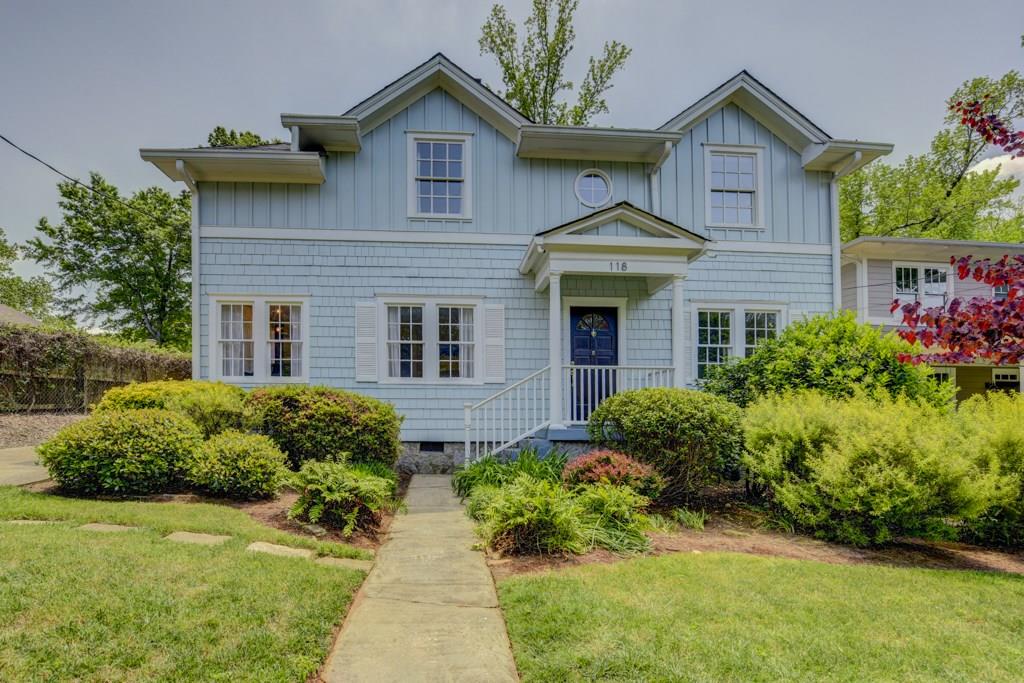 118 Emerson Avenue Decatur, GA 30030 - Photo 1 of 1 a front view of a house with garden