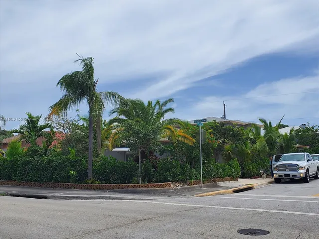 a car parked on the side of a road