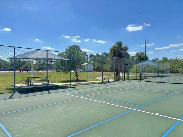 a view of a tennis court