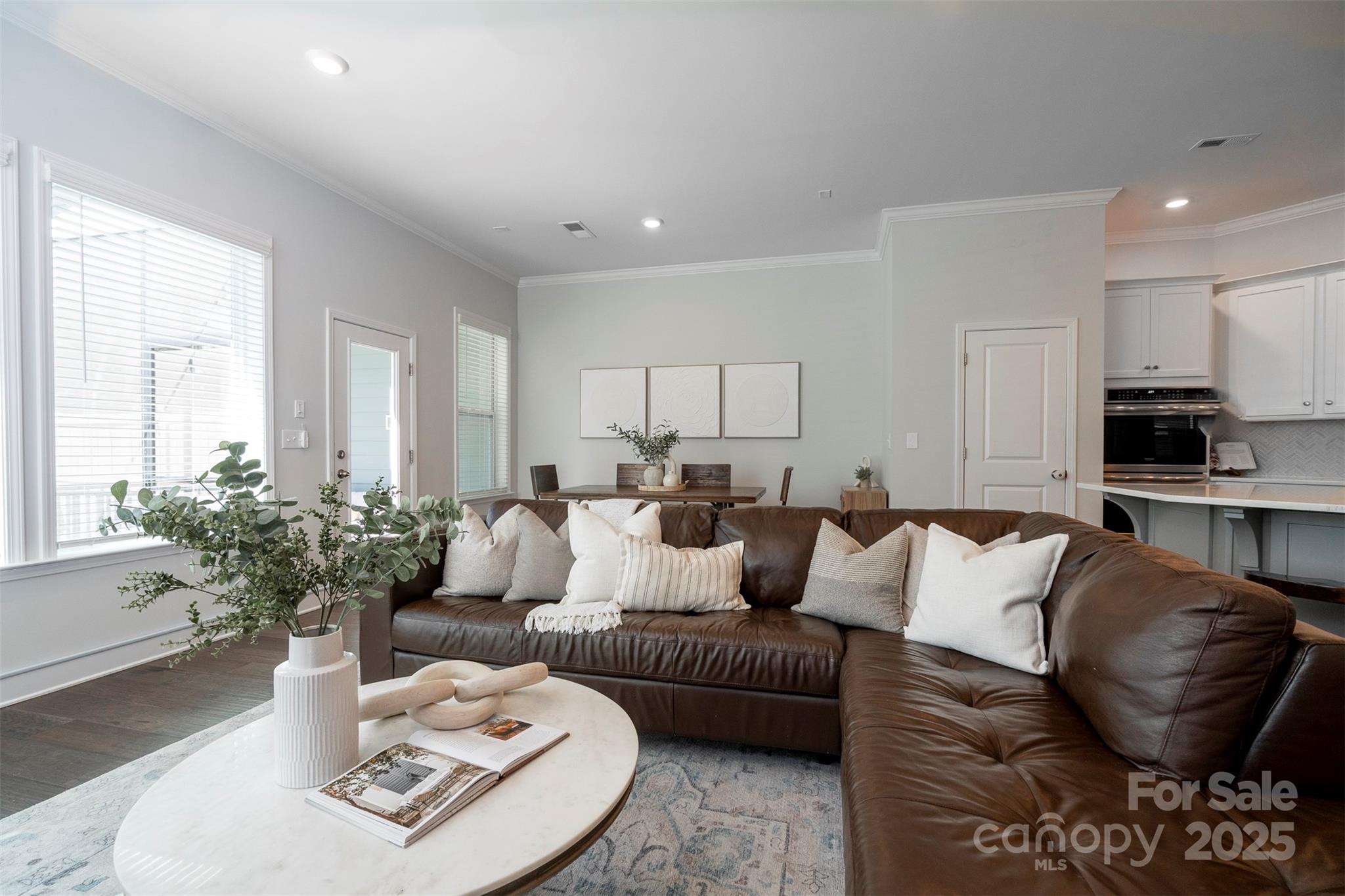 2523 Lola Avenue Charlotte, NC 28205 - Photo 9 of 40 a living room with furniture and a potted plant