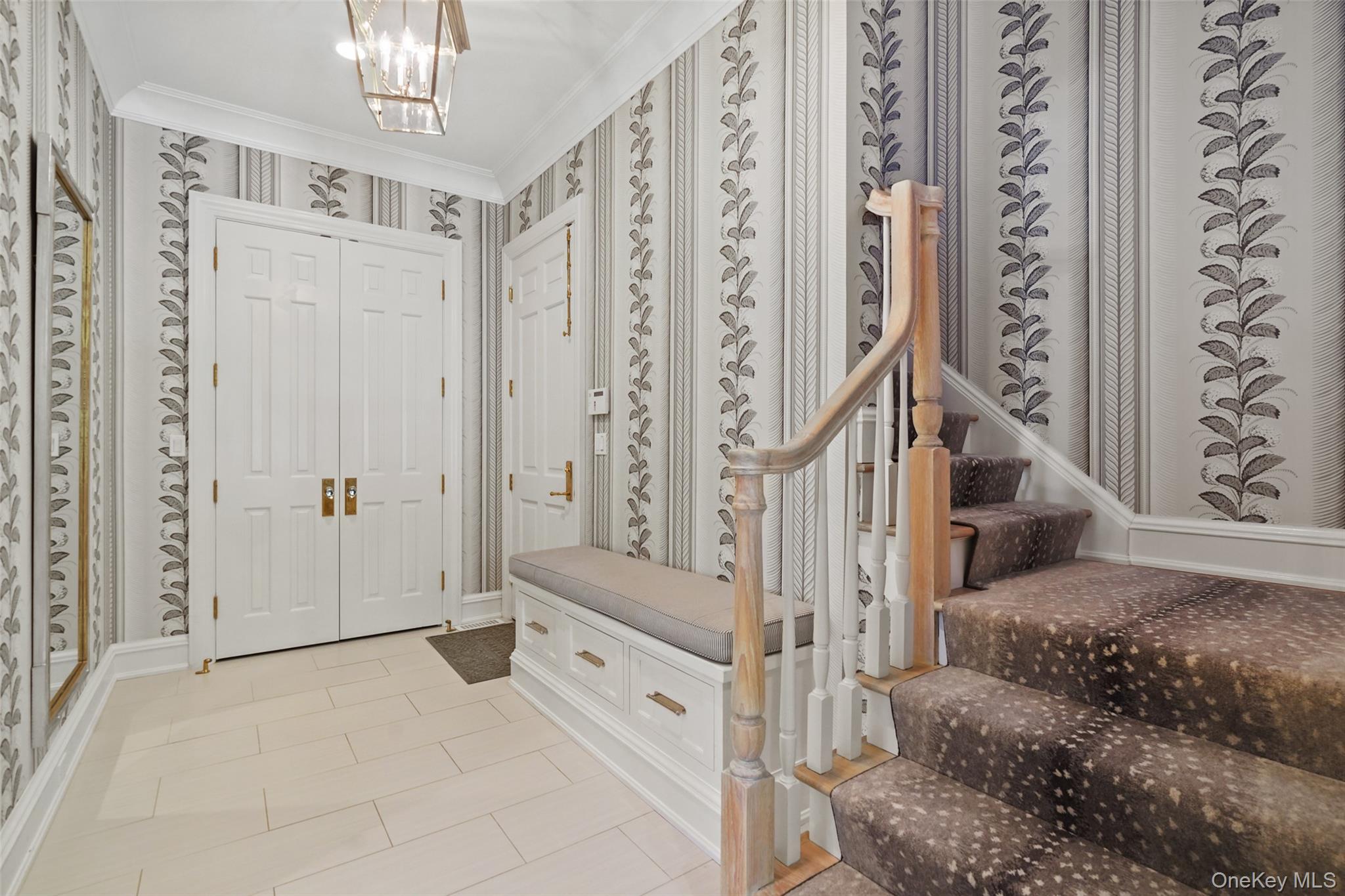 27 Murray Hill Road Scarsdale, NY 10583 - Photo 12 of 29 a view of entryway with bathtub and chandelier